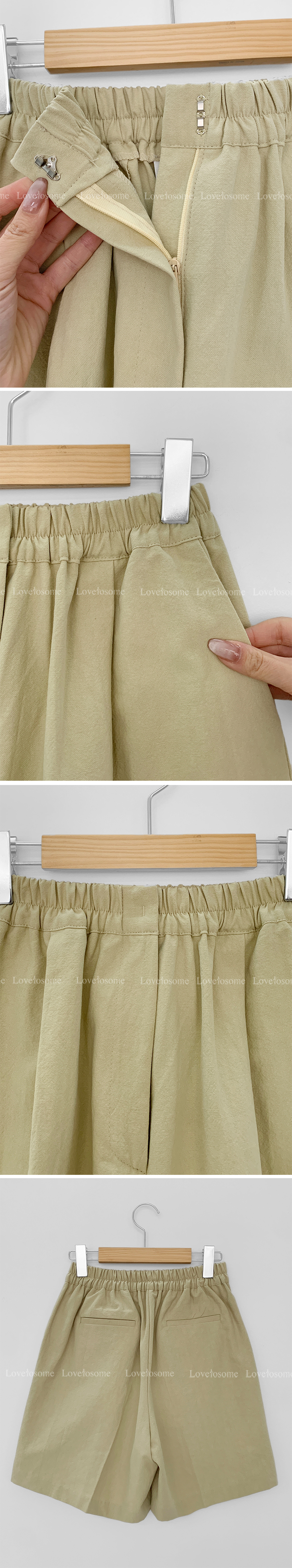 반바지 아이보리 색상 이미지-S3L17