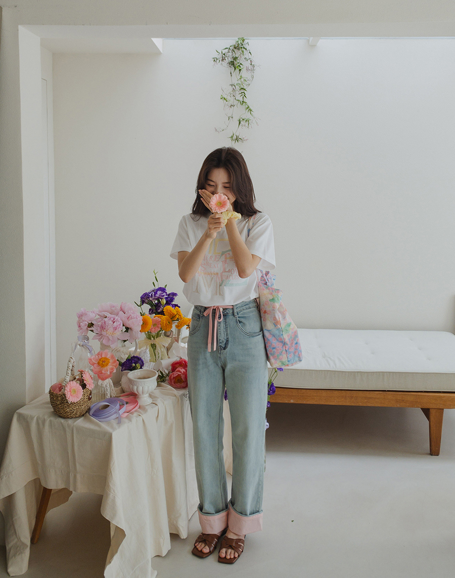 반팔 티셔츠 모델 착용 이미지-S2L6