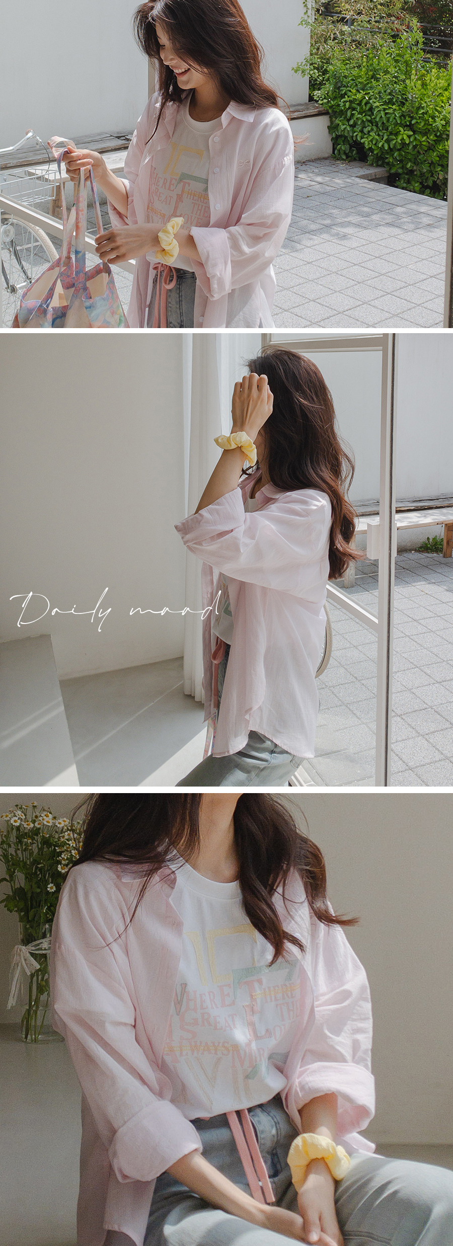 반팔 티셔츠 모델 착용 이미지-S2L10