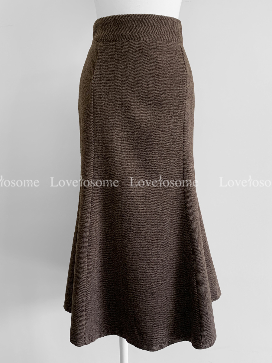 롱 스커트 그레이 색상 이미지-S1L9