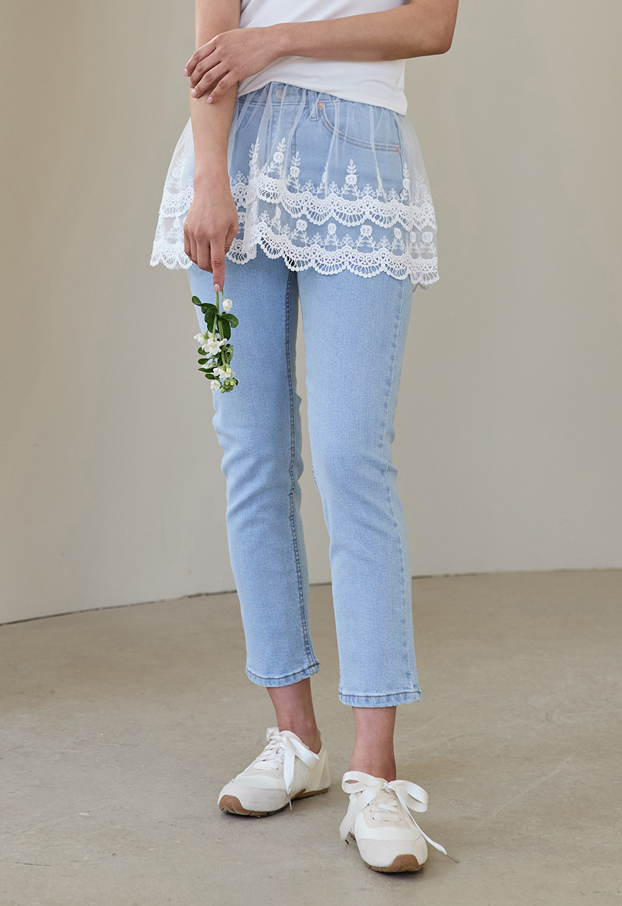 바지 모델 착용 이미지-S1L2