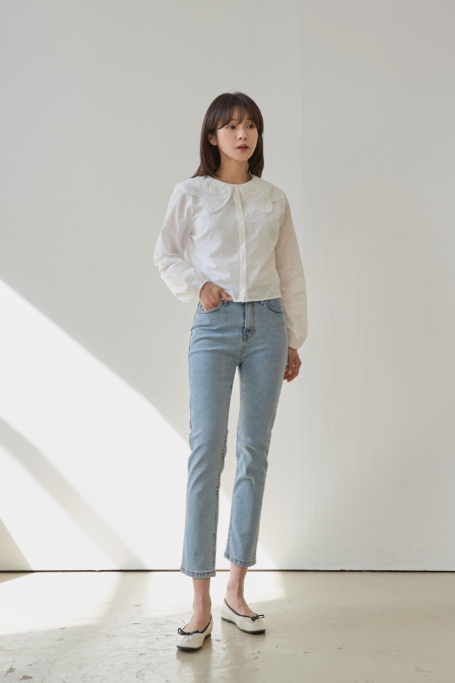 바지 모델 착용 이미지-S2L6