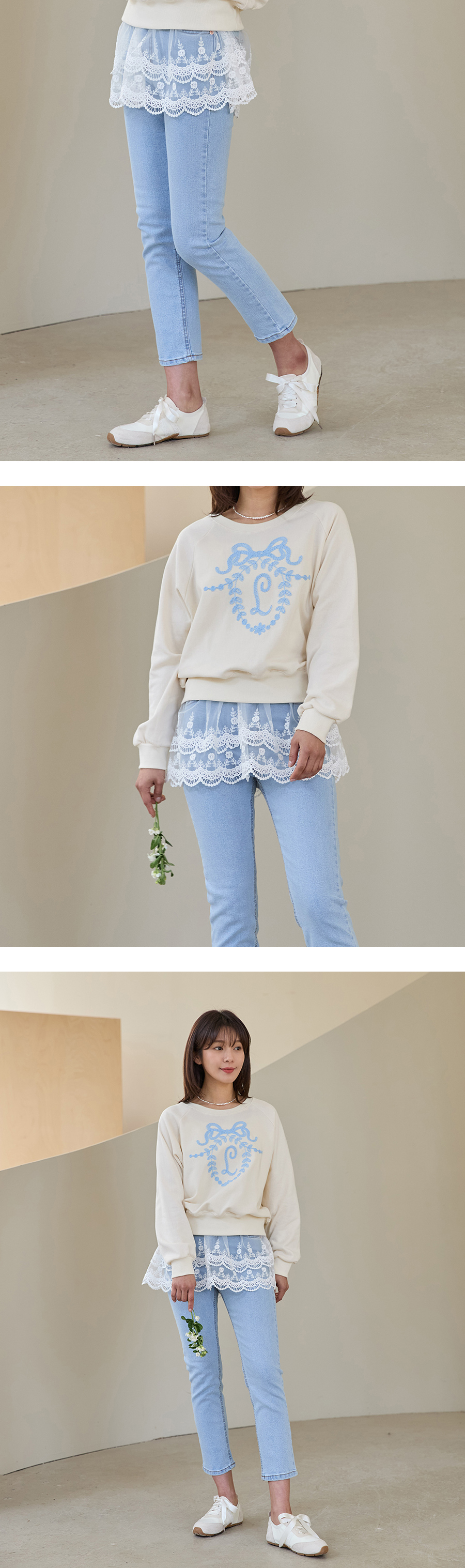 바지 모델 착용 이미지-S1L15