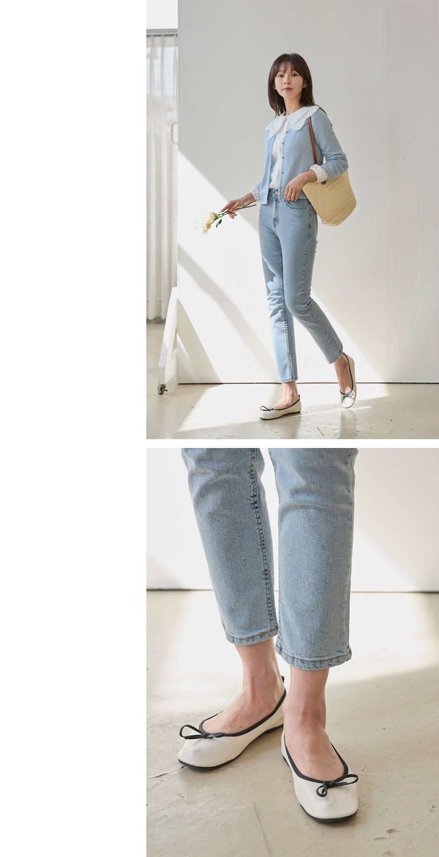 바지 모델 착용 이미지-S2L13