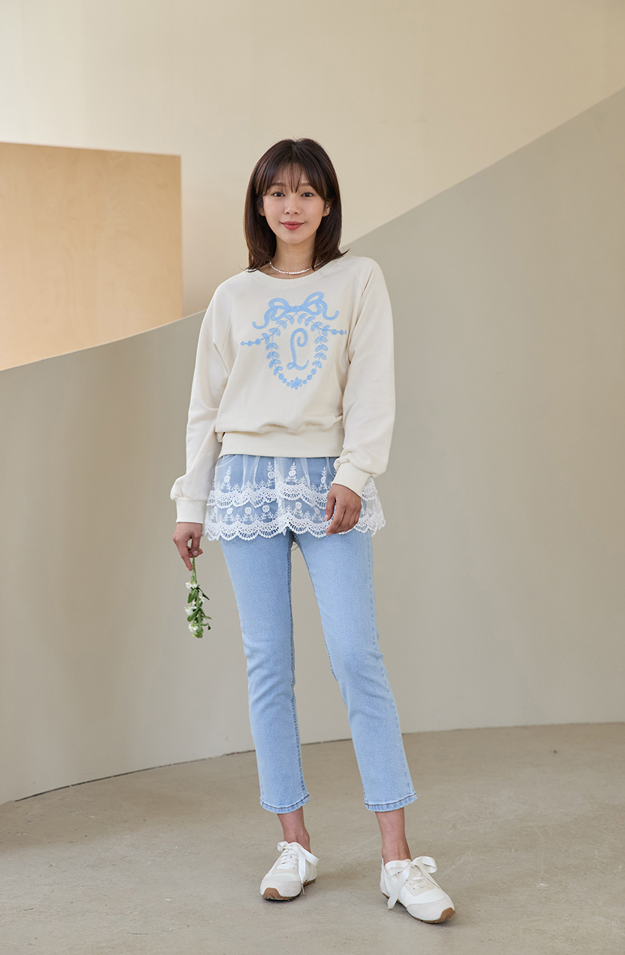 바지 모델 착용 이미지-S1L13