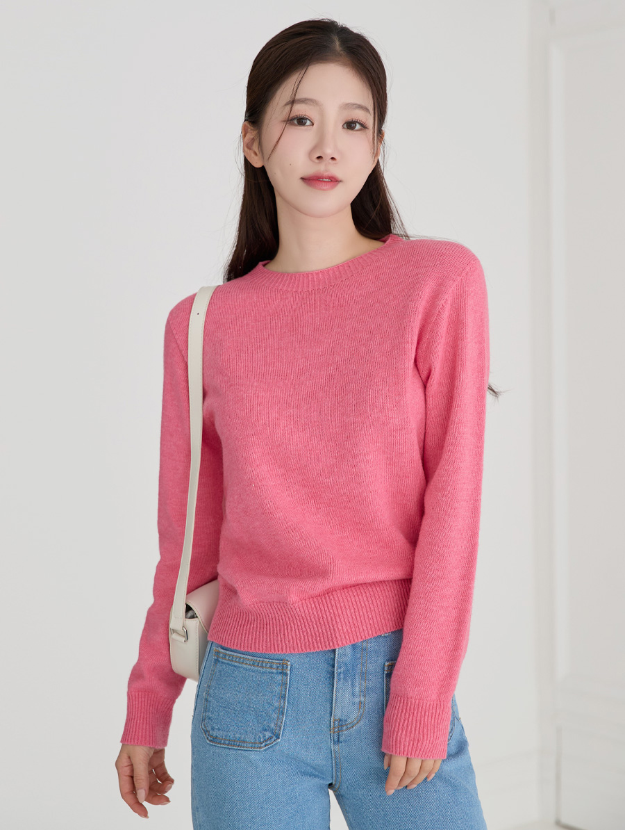 긴팔 티셔츠 모델 착용 이미지-S1L7