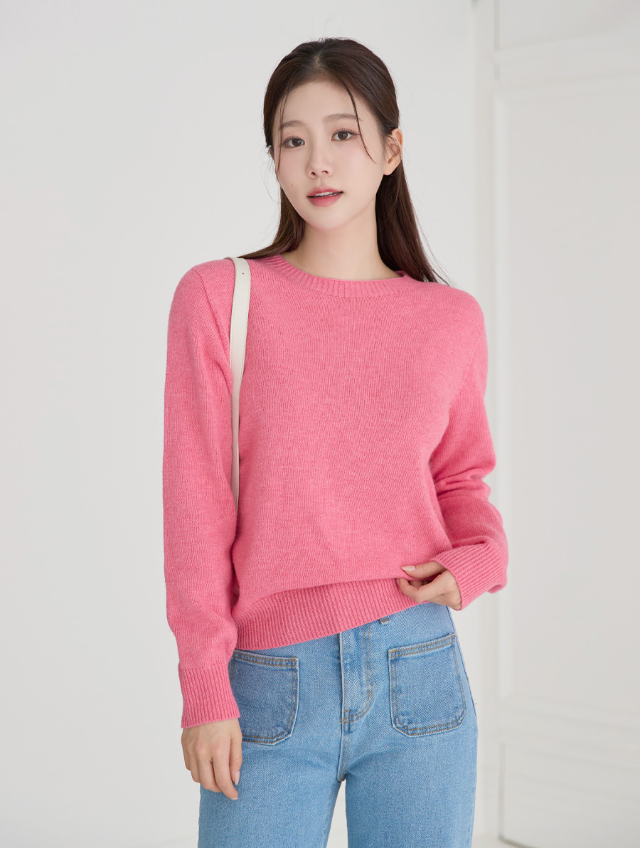 긴팔 티셔츠 모델 착용 이미지-S1L3