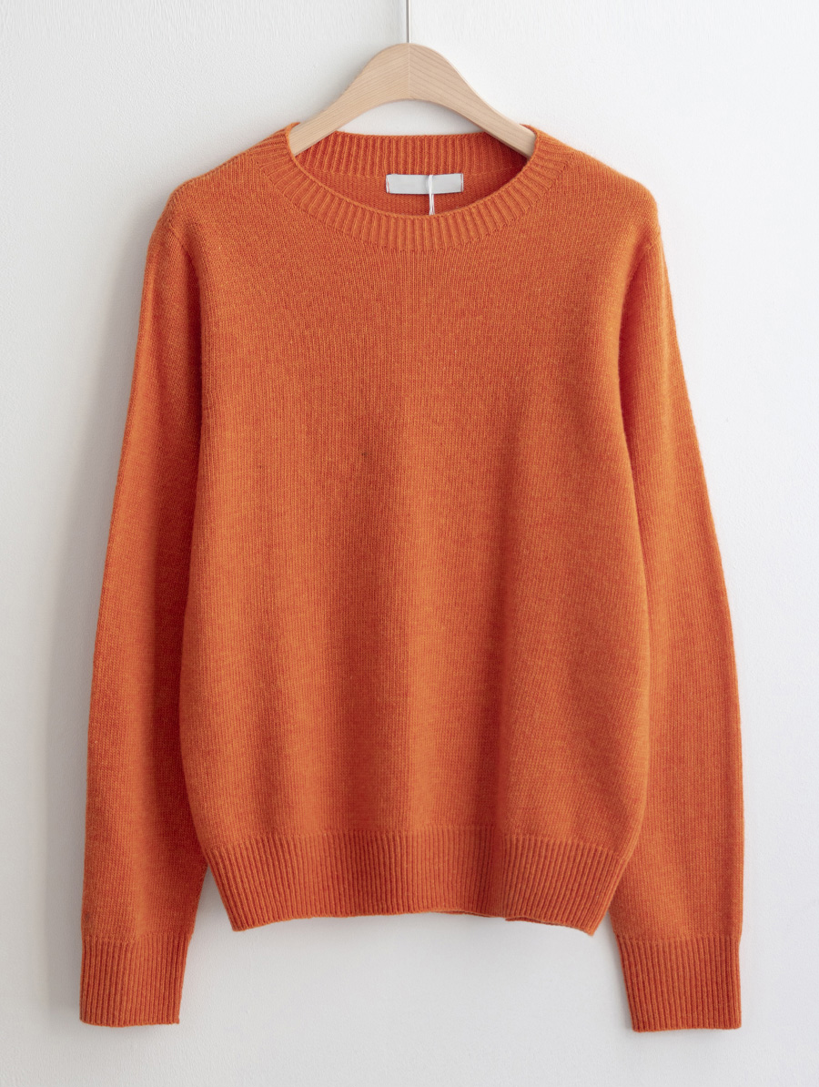 긴팔 티셔츠 오렌지 색상 이미지-S1L20