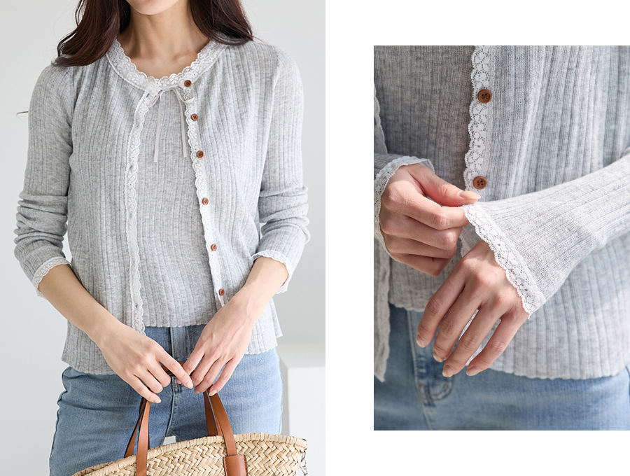 카디건 모델 착용 이미지-S1L7