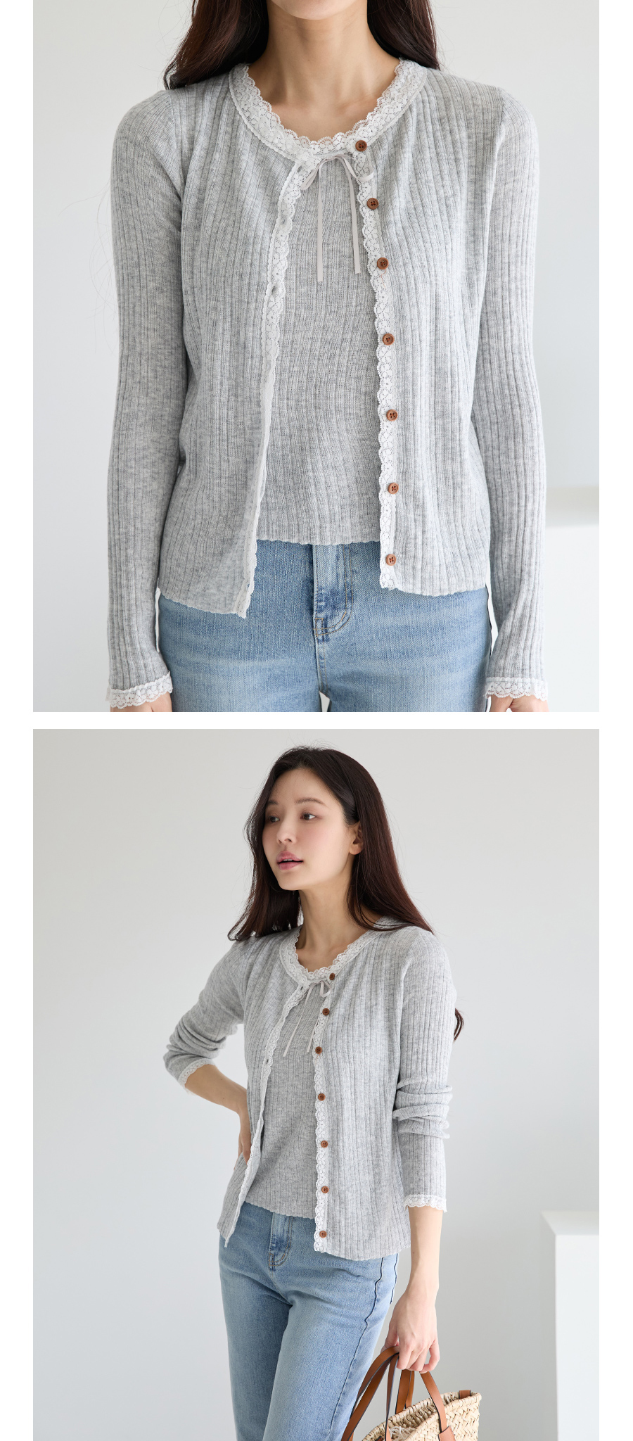 카디건 모델 착용 이미지-S1L13