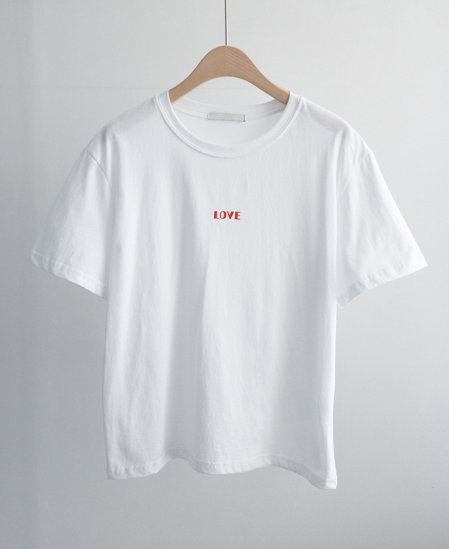 반팔 티셔츠 화이트 색상 이미지-S1L20