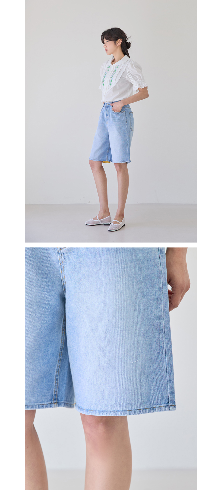 반바지 모델 착용 이미지-S1L16