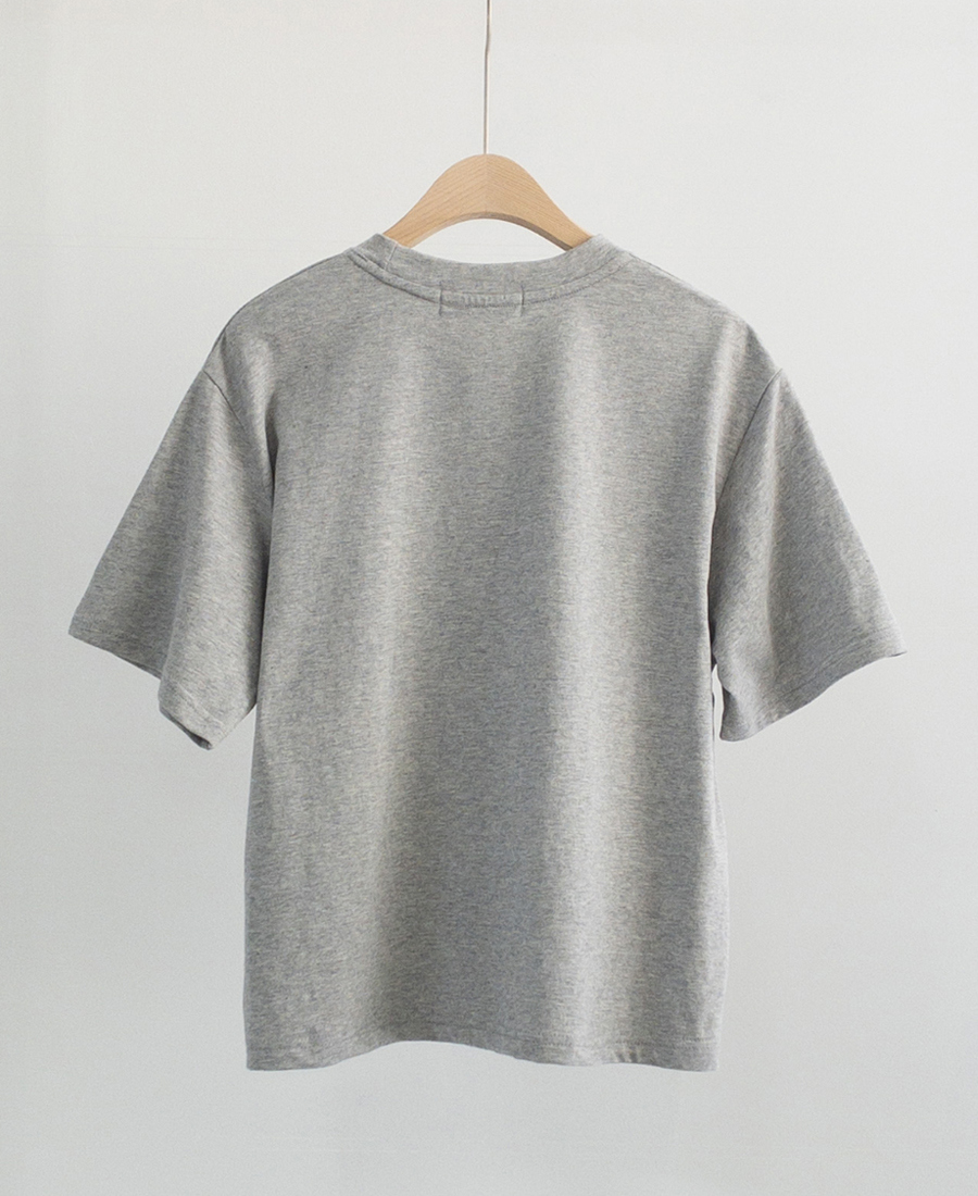 반팔 티셔츠 그레이 색상 이미지-S1L21