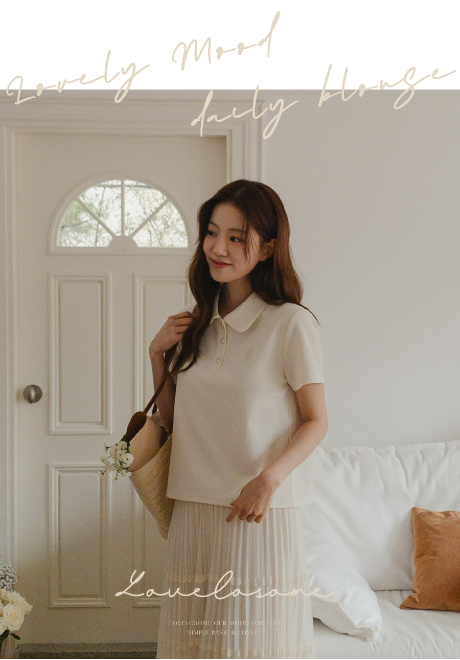 반팔 티셔츠 모델 착용 이미지-S3L1