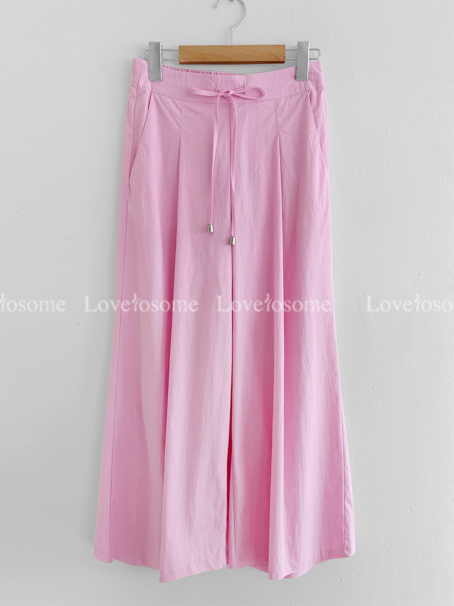 롱 스커트 베이비핑크 색상 이미지-S2L20