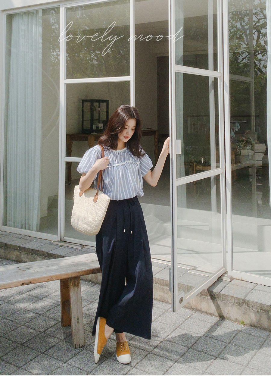 롱 스커트 모델 착용 이미지-S2L8