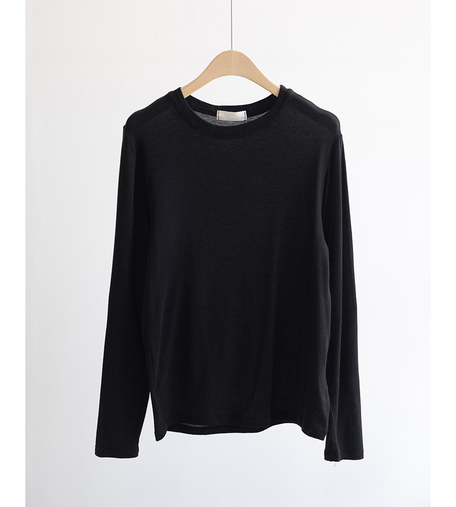 긴팔 티셔츠 차콜 색상 이미지-S1L35