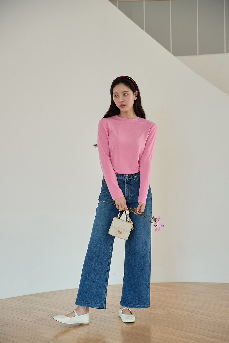 바지 모델 착용 이미지-S1L15