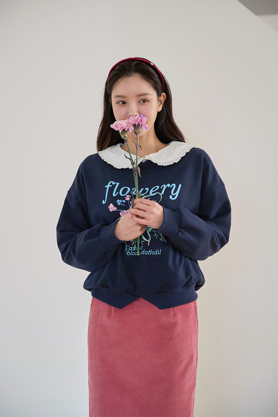 치마 모델 착용 이미지-S1L12