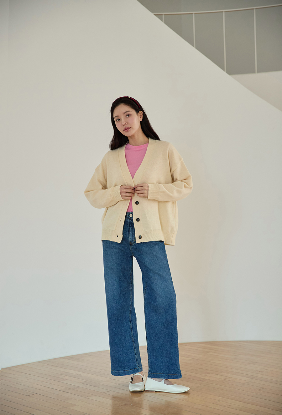 바지 모델 착용 이미지-S1L20