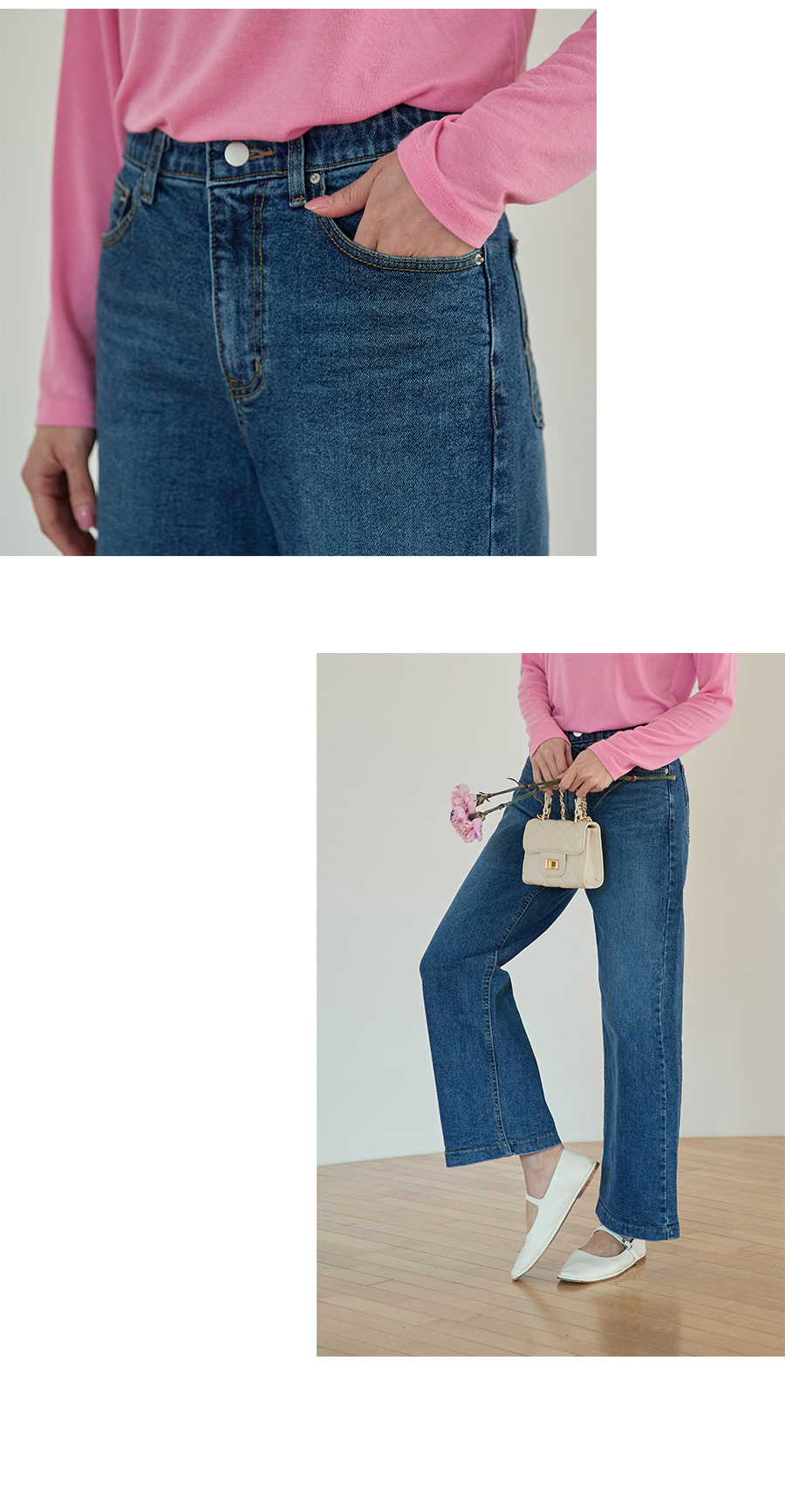 바지 모델 착용 이미지-S1L13