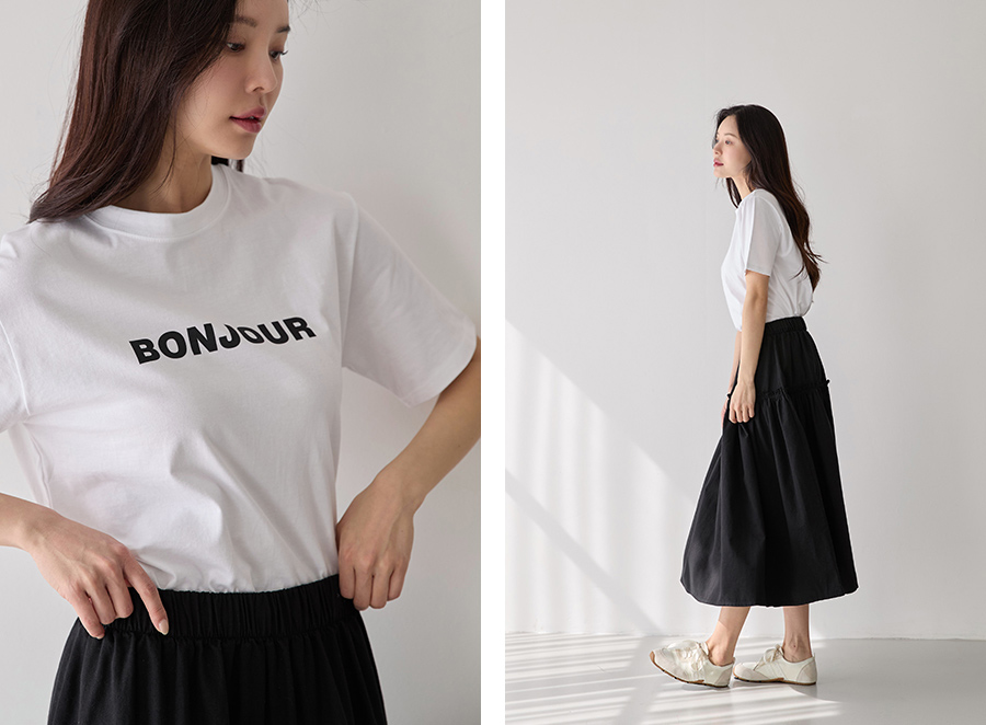 반팔 티셔츠 모델 착용 이미지-S2L14