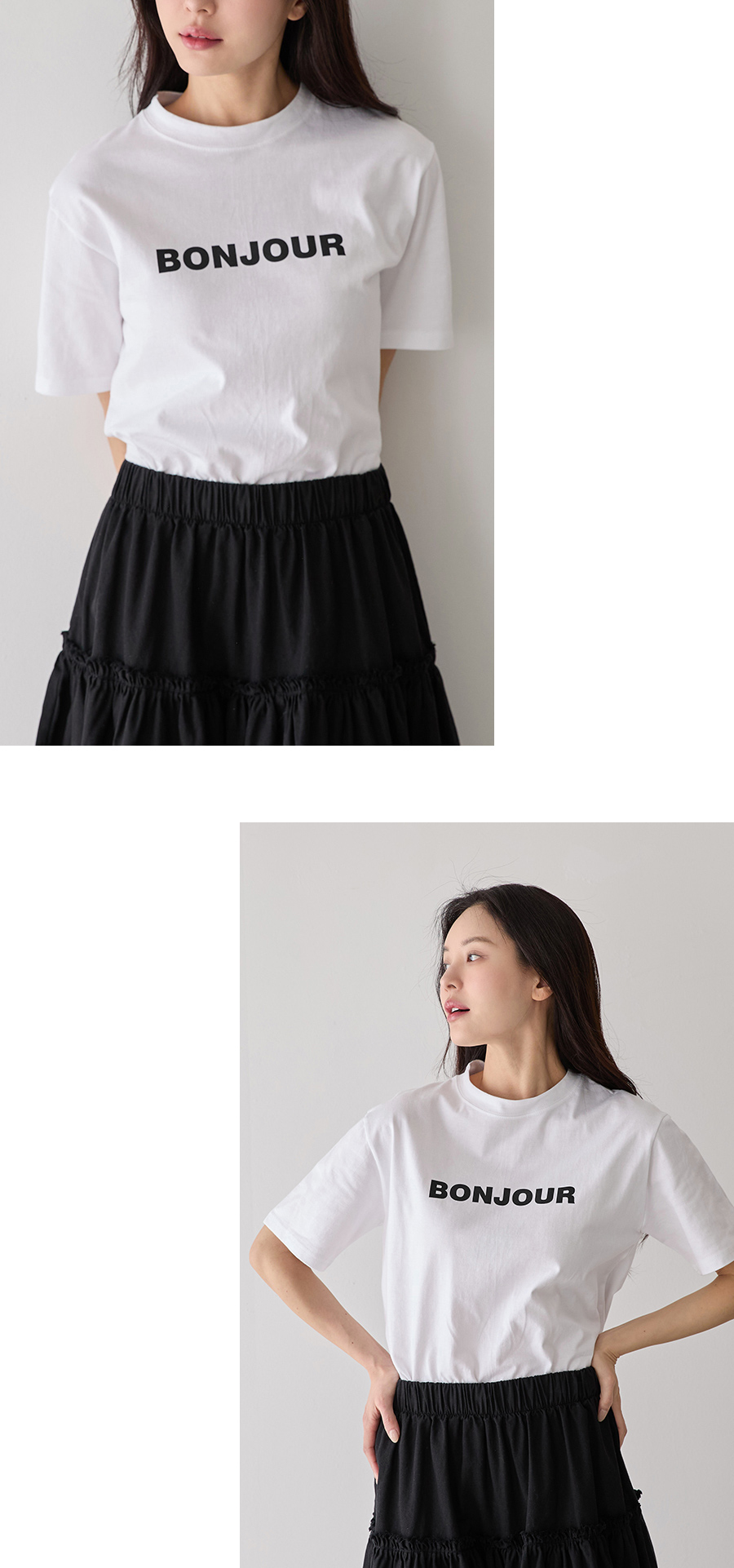 반팔 티셔츠 모델 착용 이미지-S2L12