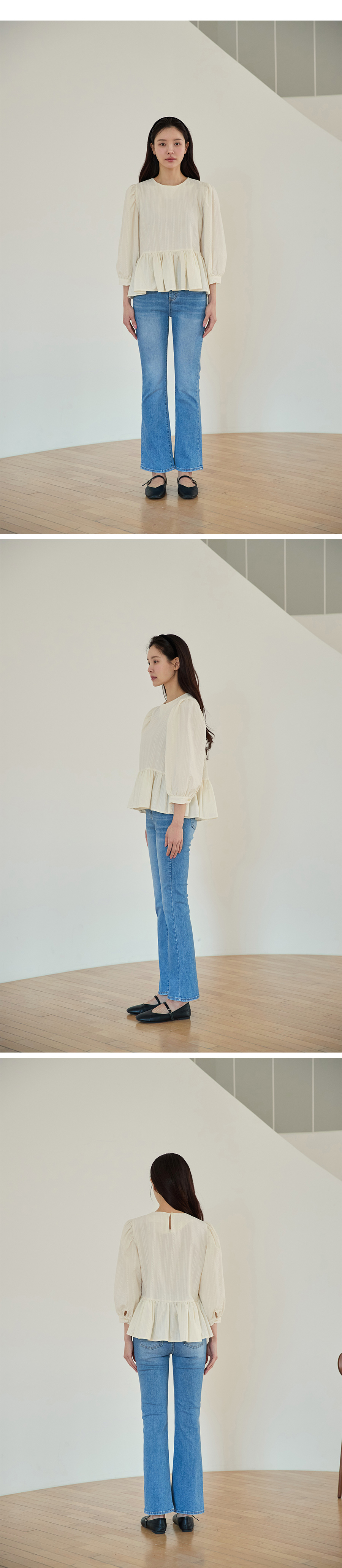 바지 모델 착용 이미지-S1L19