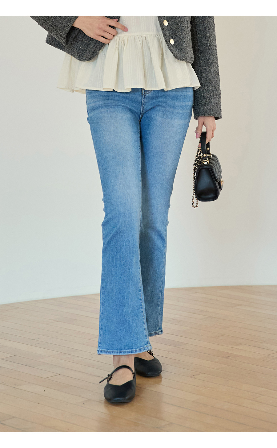 바지 모델 착용 이미지-S1L11