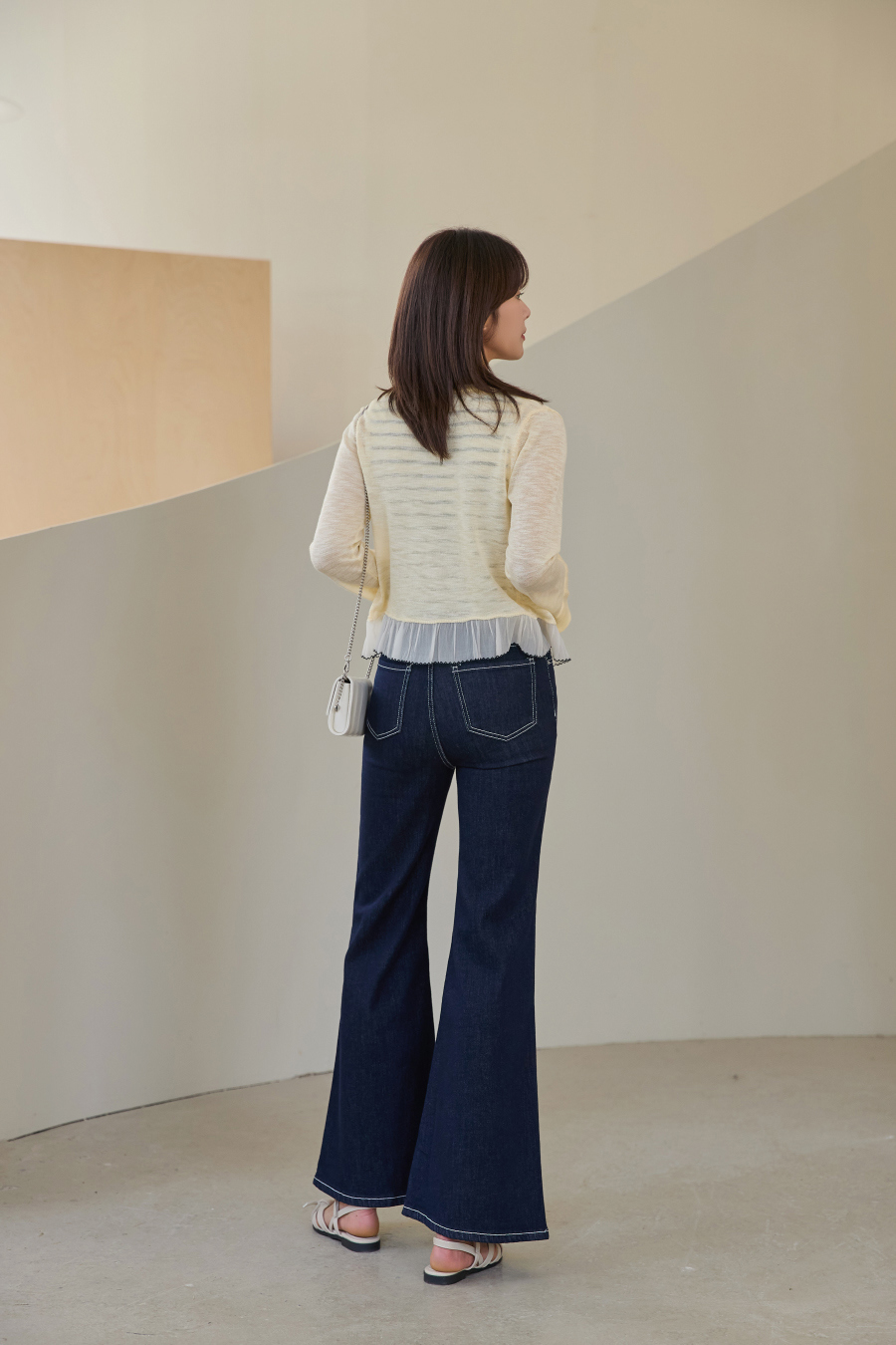 바지 모델 착용 이미지-S1L14