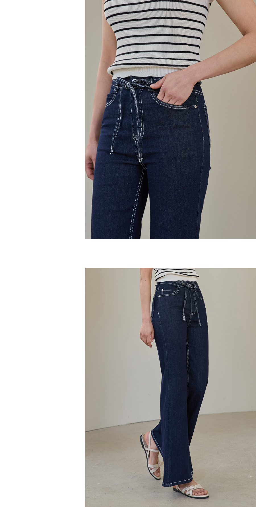 바지 모델 착용 이미지-S1L6