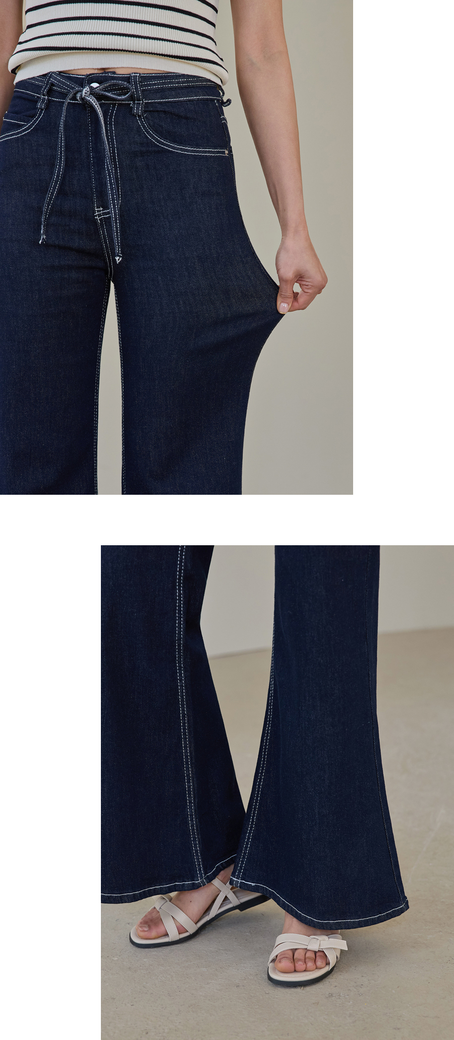 바지 모델 착용 이미지-S1L11