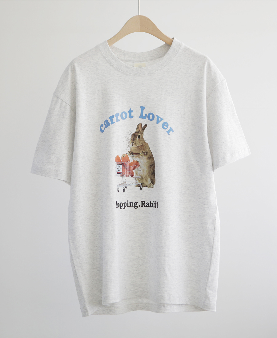 반팔 티셔츠 화이트 색상 이미지-S1L19