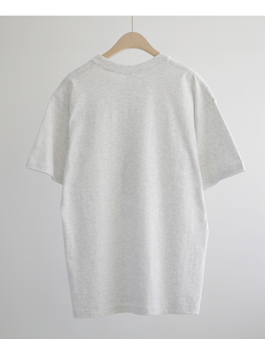 반팔 티셔츠 화이트 색상 이미지-S1L20