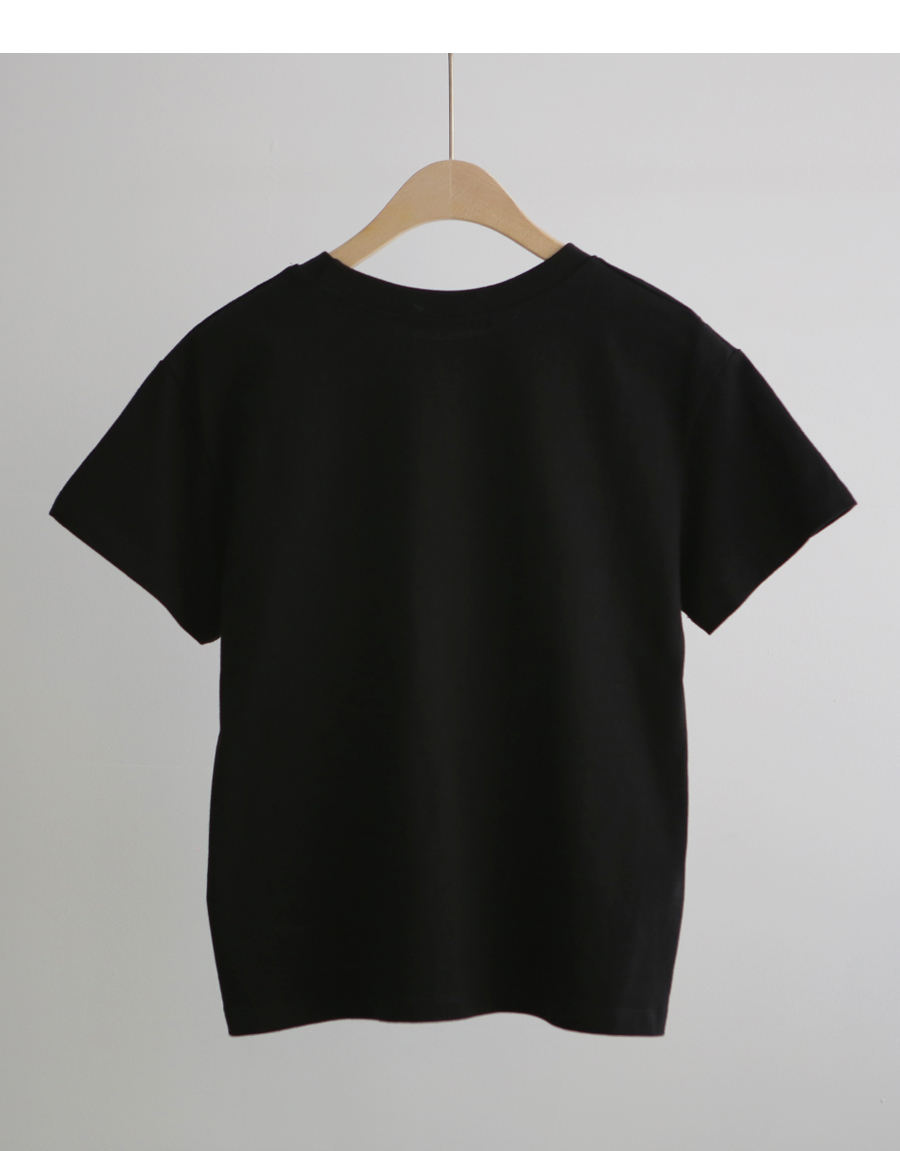 반팔 티셔츠 카키 색상 이미지-S1L18