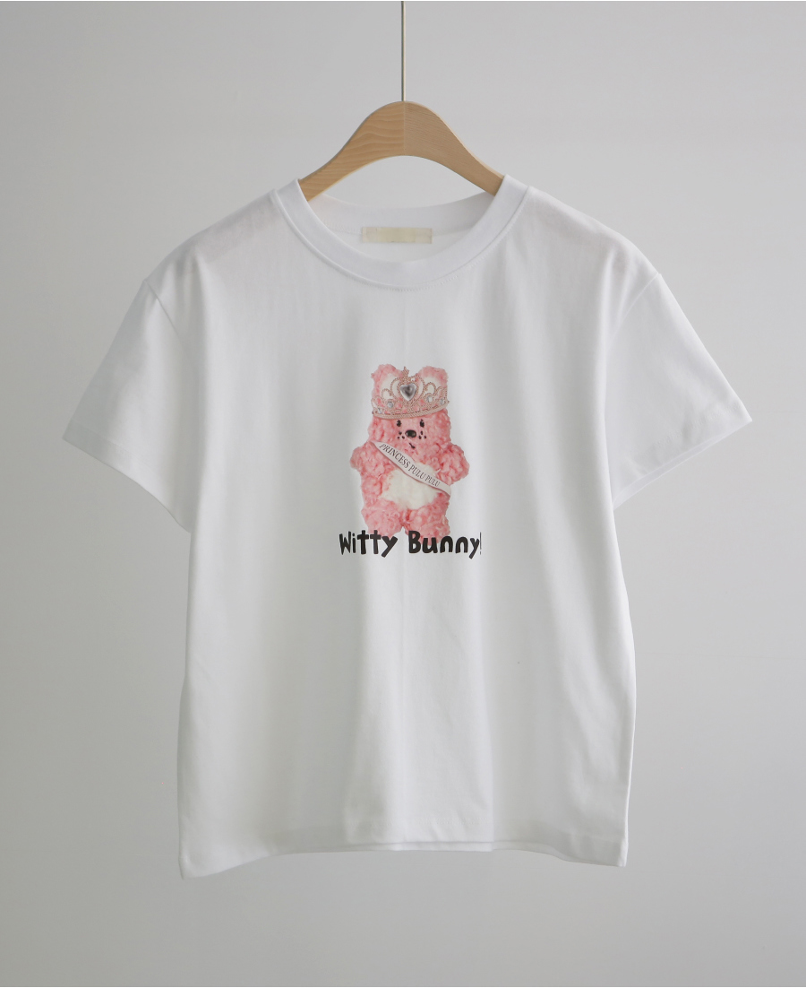 반팔 티셔츠 화이트 색상 이미지-S1L19