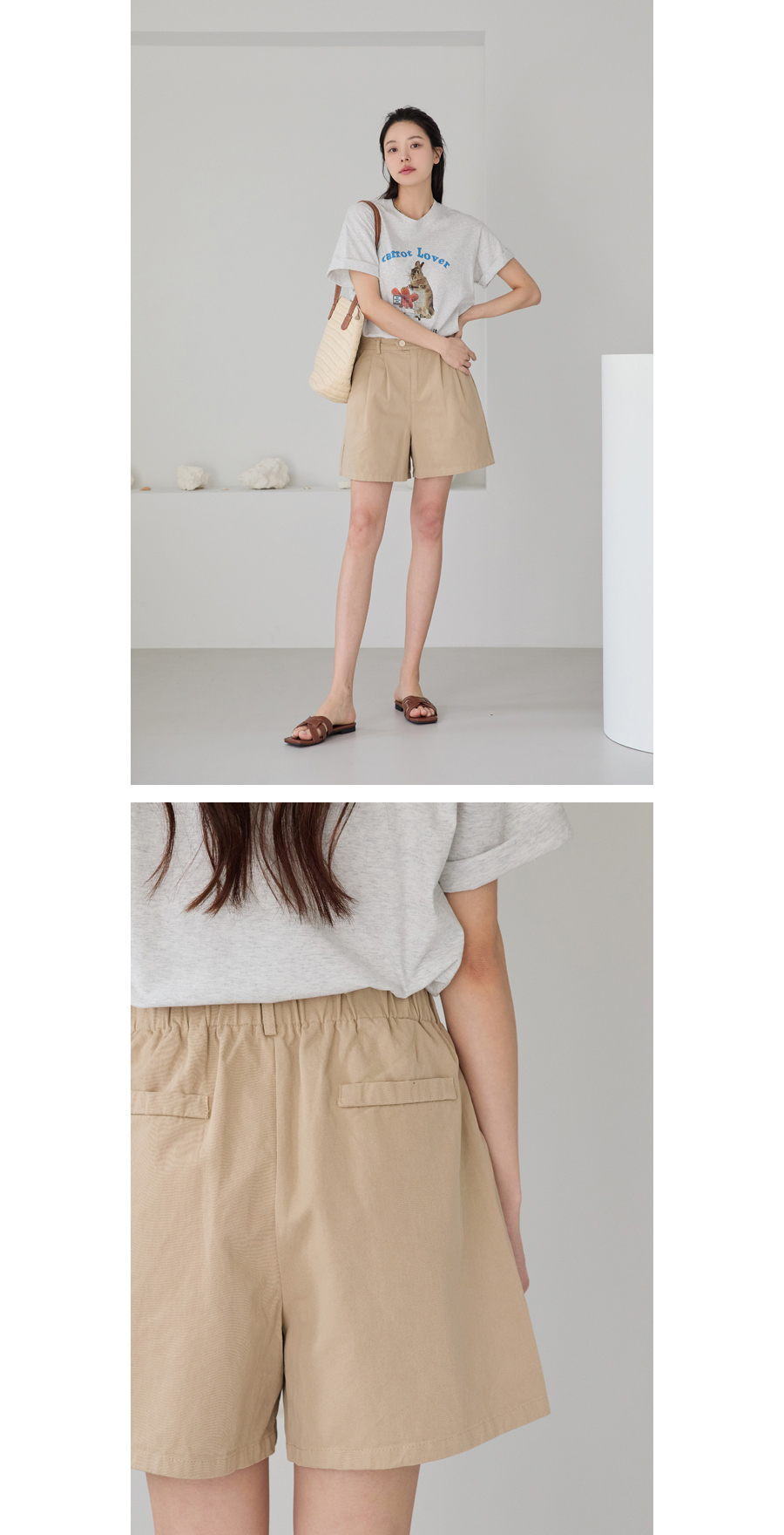 반바지 모델 착용 이미지-S1L8