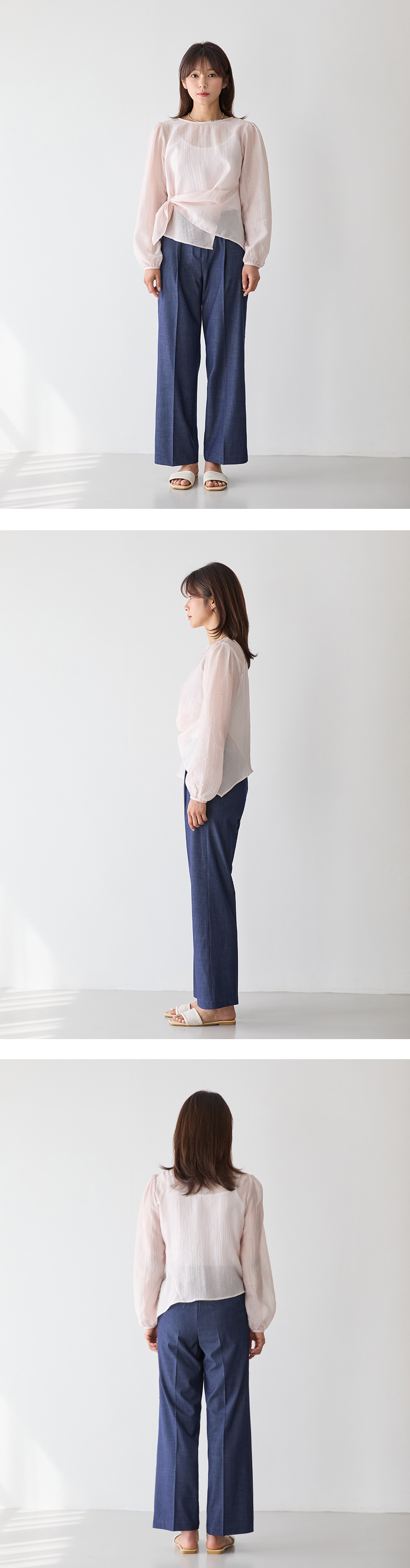 블라우스 모델 착용 이미지-S1L16