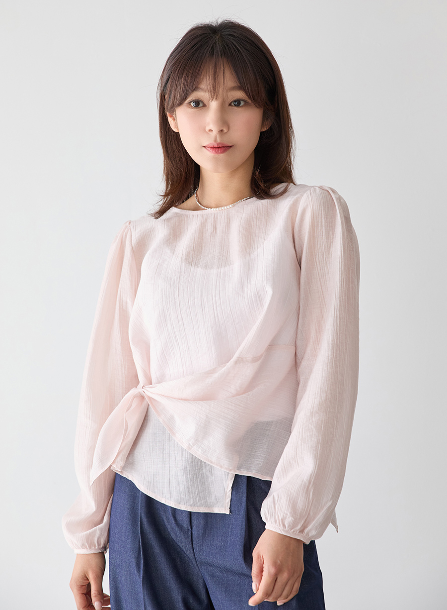 블라우스 모델 착용 이미지-S1L11