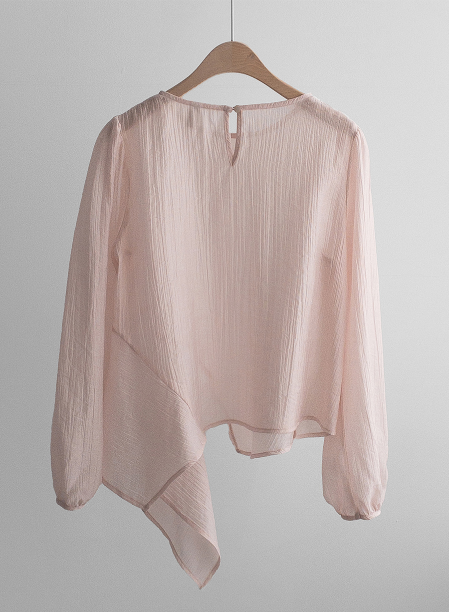 블라우스 오트밀 색상 이미지-S1L20