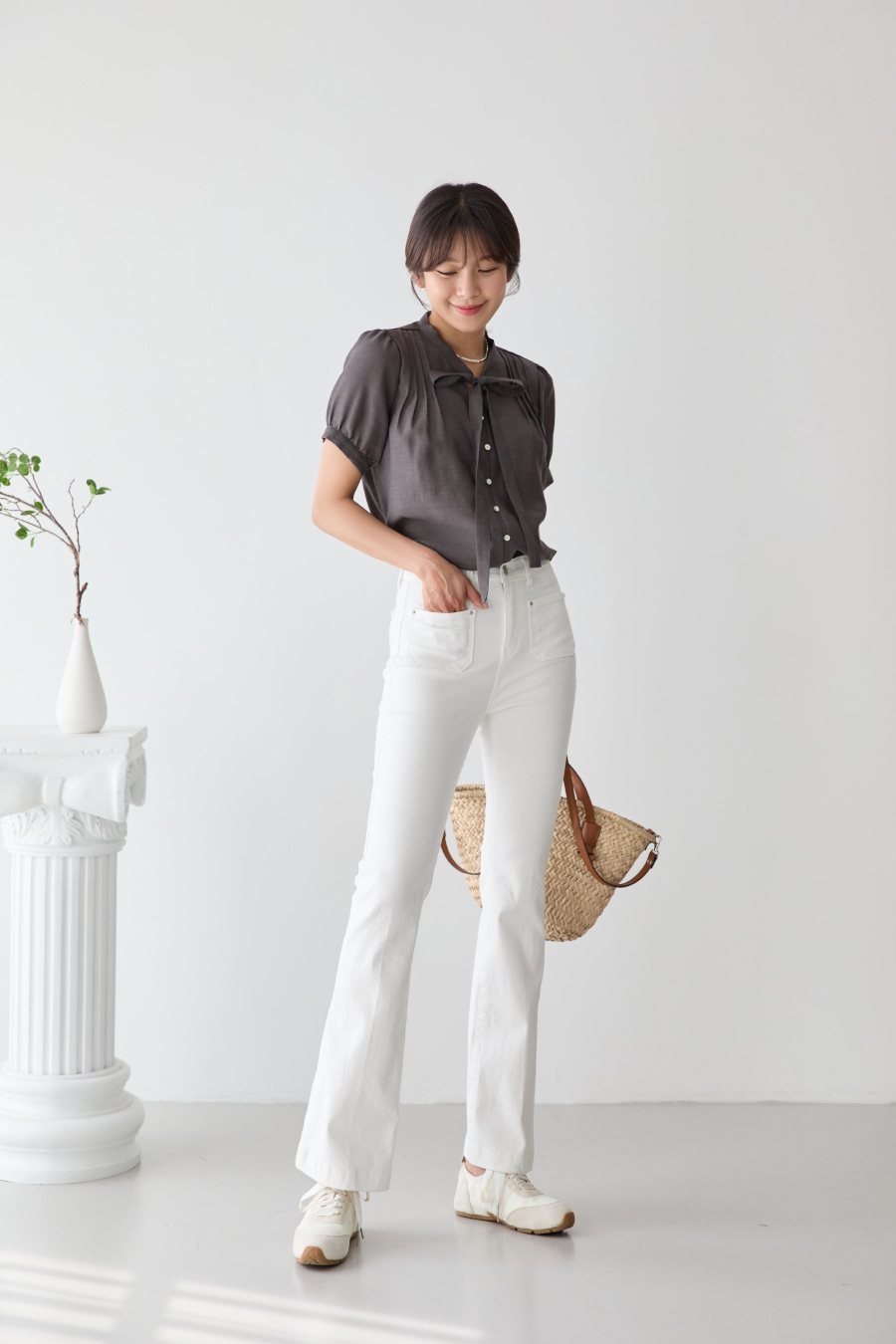 바지 모델 착용 이미지-S1L16