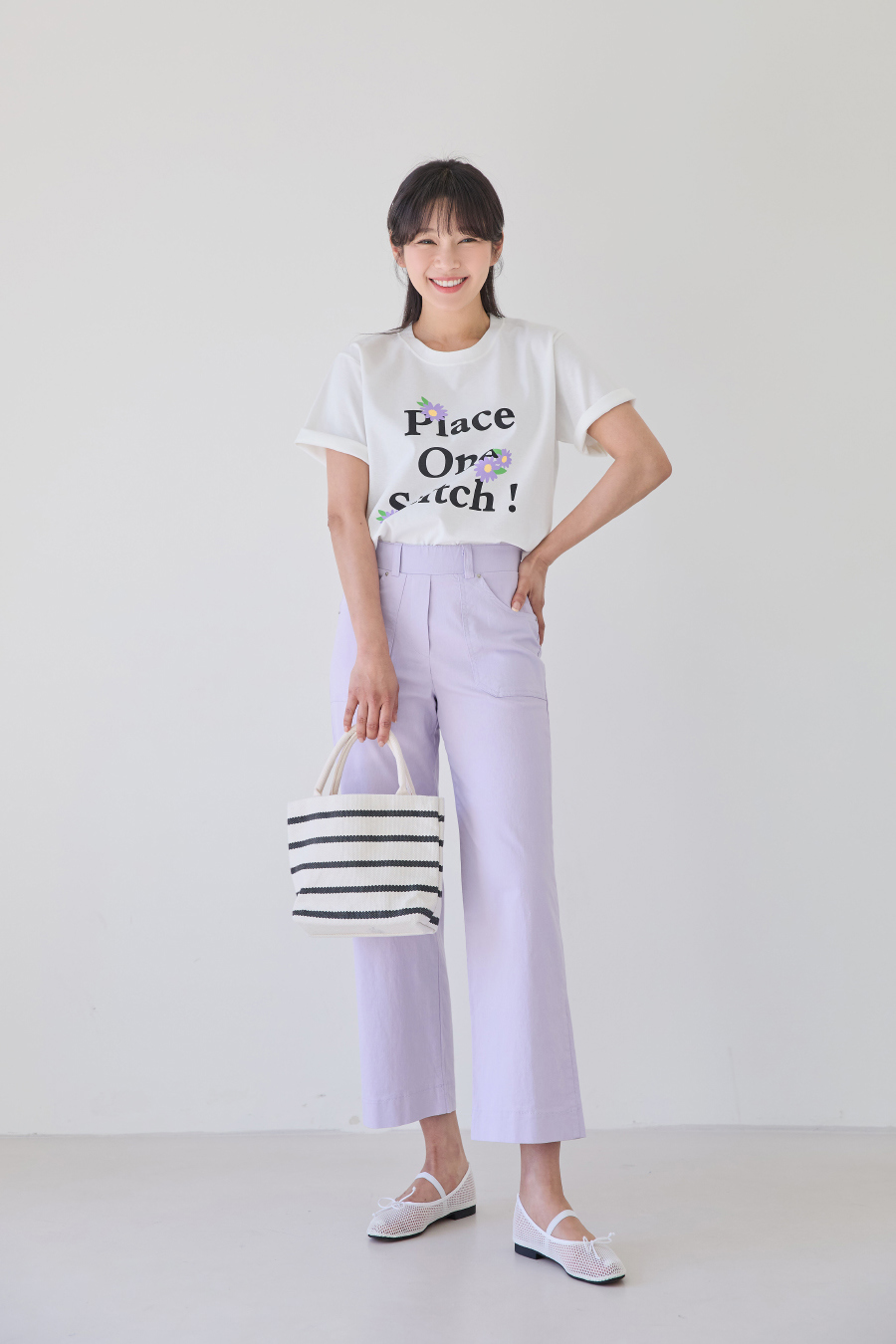 바지 모델 착용 이미지-S1L23