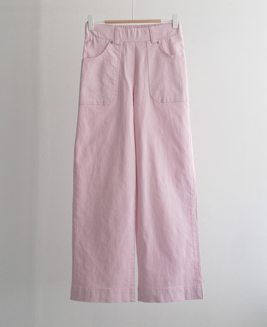 바지 베이비핑크 색상 이미지-S1L9